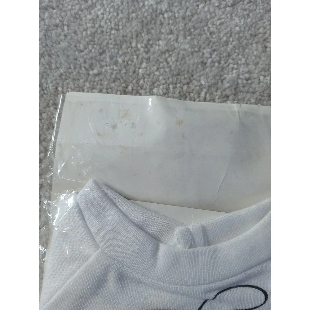 Set Of 2 New Vintage Smurf T-Shirt Super Smurf & Lets Play Fits 14